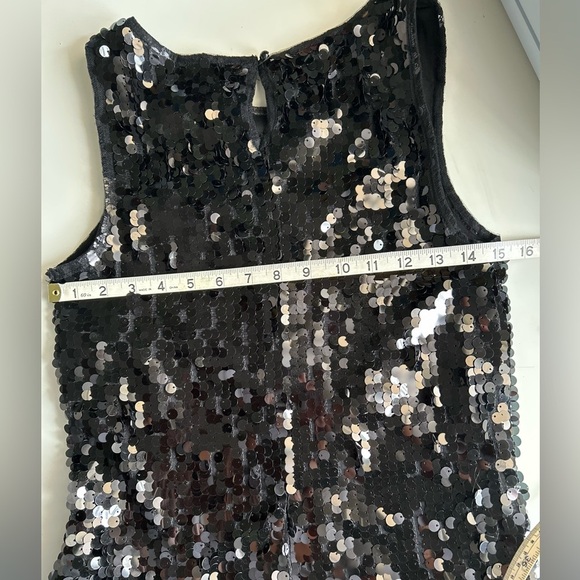 Speechless Black Sequin Shift Dress Size Medium - Picture 6 of 9